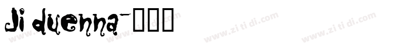 JI Duenna字体转换